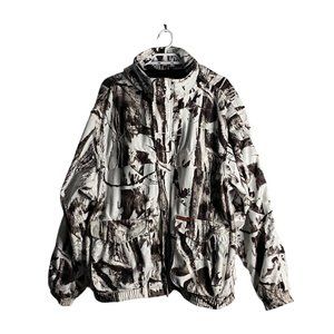 Great Outdoorsman Men Nature Print Full Zip Hooded Jacket